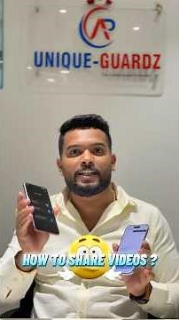 Android to iPhone 🤝 iPhone to AndroidNo internet. No quality loss.📲 Share videos easily #watch
