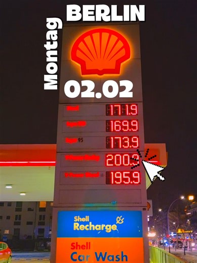 BERLIN BENZINPREISE HEUTE MONTAG 02.02.2026 AKTUELLE BENZINPREISE IN BERLIN ZUM MONTAG, 02.02.2026. 📍 BUNDESALLEE (ECKE TRAUTENAU-/U-BAHNHOF GÜNTZELSTRASSE) 🕖 AUFNAHMEZEIT: CA. 16:25 UHR #BENZIN #BENZINPREISE #BERLIN #TANKSTELLE #DEUTSCHLAND