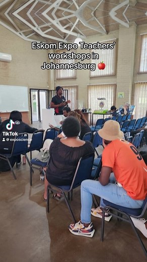 Eskom Expo Teachers’ workshops at the Johannesburg Botanical Gardens & Sci-Bono 🍎 For dates and venues of upcoming workshops across South Africa, visit our website: www.exposcience.co.za #DiscoverEskomExpo #STEMEducation #FutureInnovators #Science #Johannesburg | Eskom Expo for Young Scientists