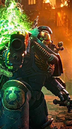 BRUTAL END STAND! 🗿 #astartes #shorts #warhammer40k #scifi
