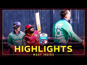 Highlights | West Indies v Ireland | Ireland Win a Thriller to Claim Series | 3rd CG Insurance ODI