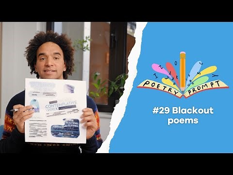 Poetry Prompts #29: Blackout poems