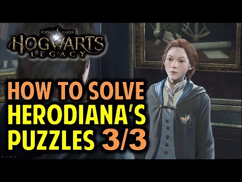 How to Solve Herodiana's Puzzles 3/3 (Hogwarts Legacy)