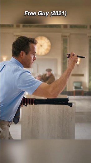 Free Guy (2021)The NPC stops an armed player mid-robbery