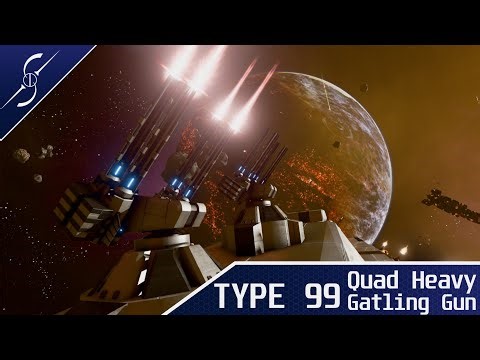 X4: Foundations Custom Gatling Turret Demo