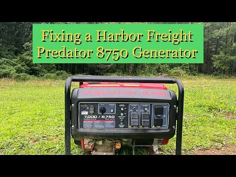 Fixing a Harbor Freight Predator 8750 Generator