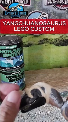 YANGCHUANOSAURUS LEGO CUSTOM JURASSIC WORLD EVOLUTION #YANGCHUANOSAURUS #LEGO #JWE
