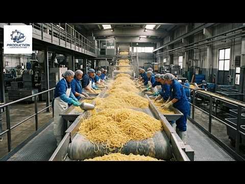 Inside a High-Tech Factory Producing Thousands of Tons of Pasta Daily | Factory Automation