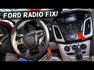 Radio reparieren, das sich beim Ford Focus nicht einschalten lässt