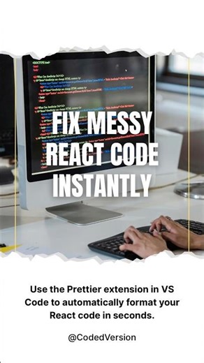 Fix Messy React Code Instantly ⚡ VS Code Extension