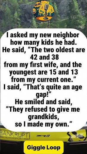 When Making Your Own Grandkids Solves the Problem#funny #joke #humor
