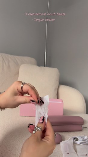 Introducing our all new Sonic Pro Toothbrush ✨ This next generation toothbrush is our most advanced brushing experience yet, featuring: ✨4 Speed Settings - Gentle, Clean, Whiten, Polish ✨Up to 50,000 reps per minute ✨Smart Pressure Sensor ✨Micro Point Tongue Cleaner ✨2 minute Visual Quadrant Timer ✨Up to 70 Day Battery Life Get ready to experience our Sonic Pro Toothbrush, the ultimate device to achieve a healthier smile at home😁 | Spotlight Oral Care