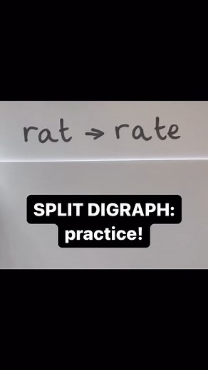 Reading Roots | Teaching Phonics to Parents | QUICK phonics practise: split digraphs! Like the vid? Click on the ❤️! ❤️A DIGRAPH is when 2 letters make one sound… ❤️A SPLIT digraph is... | Instagram