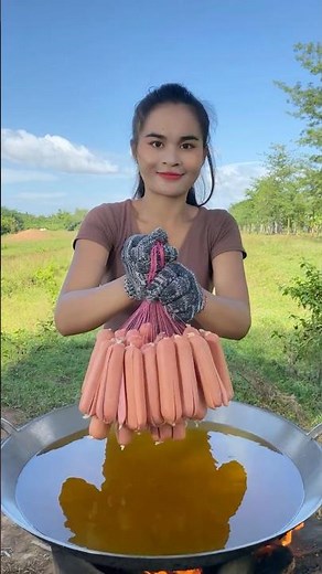 How to cook deep fried hot dog recipe