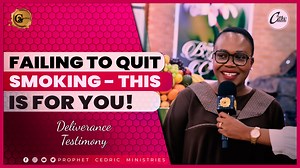 15K views · 1.1K reactions | FAILING TO QUIT SMOKING- THIS VIDEO IS FOR YOU! | DELIVERANCE TESTIMONY Having been bound to the shackles of a crippling addiction, with self efforts that proved futile- just one encounter this woman was liberated. Brace yourself as she narrates her account of her relationship with bitter relationship with cigarettes. When Jesus is involved healing and deliverance is guaranteed. #Prophet_Cedric | Prophet Cedric Ministries | Facebook