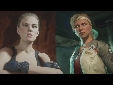 Bridgette Wilson-Sampras (Sonya) Vs Sonya Blade | All Interaction Dialogues - Mortal Kombat 11