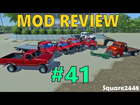 Farming Simulator 19 Mod Review #41 Tow Trucks, OBS Ford, Log Splitter & More!