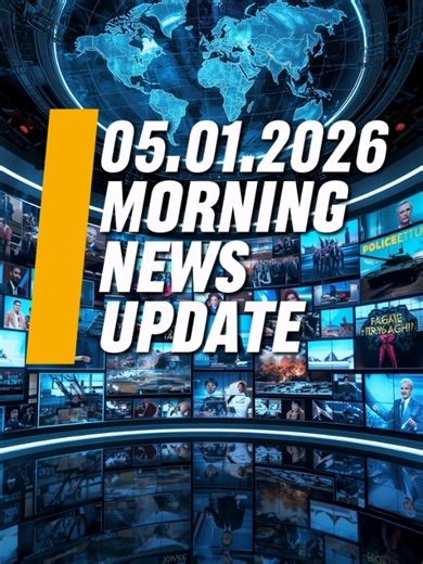 05.01.2026. Morning news update. Top world news, war, peace, politics. Ukraine, Russia, Germany, UK, EU, USA. Translation and adaptation – @newsmakerfast 📸 All footage has been edited 🗞 News prepared by: @newsmakerfast AI Voice. #news #World #War #USA #europe