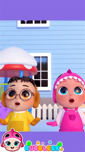 Vamos Fazer um Boneco de Neve ⛄🎵 | Música Infantil | Bubbleee