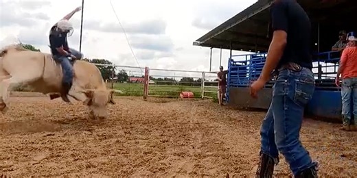Bull rider inspiring others while returning to ride just months after being gored in the neck