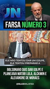 1.2M views · 54K reactions | BOLSONARO QUIS DAR GOLPE E PLANEJAVA MATAR LULA, ALCKMIN E ALEXANDRE DE MORAES- Farsa número 3 | Silas Malafaia | Facebook