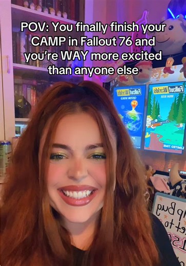 Excitement After Completing Your CAMP in Fallout 76
