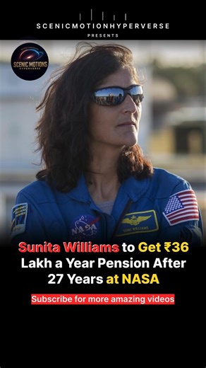After 27 Years at NASA, This Is Sunita Williams’ Pension 😳🚀
