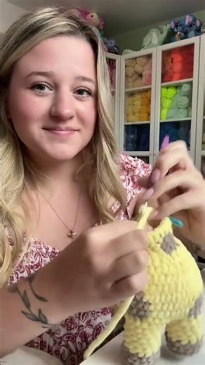 Crochet giraffe! Pattern available on my Etsy! #crochet #crocheter #crochetgrove #crochetpattern