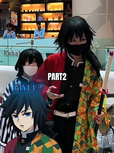 Demon slayer is vacation?🤔 #demonslayer #cosplay #viral #kny #kimetsunoyaiba #animecosplay #fyp