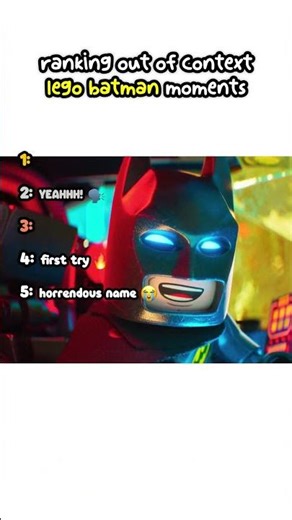Ranking Lego Batman Moments 💀