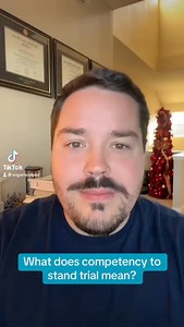 Dr. Ream talks about what competency to stand trial means. #crime #truecrime #courttv #forensic #forensicpsychology #psychologist | Sugar Land Psychological Associates, PLLC