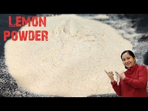 Lemon 🍋 powder recipe, How to make lemon powder at home by teena'skitchen