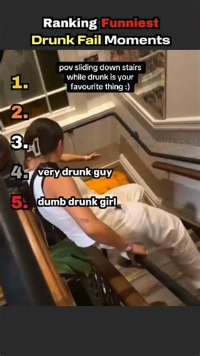 Ranking Funniest Drunk Fail Moments 😭 😭