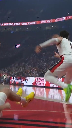 Donovan Clingan with the BLOCK! 😤 | Portland Trail Blazers