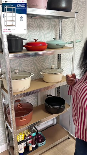 Need extra storage in your garage or kitchen? This is the game-changer. this is 5-Tier Garage Shelving It's sturdy, spacious, ano holds everything without a wobble With free shipping ✨✨💯 #storage #fyp #shelving #garageshelving #tiktokmademebuylt