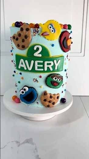 Sesame Street Birthday Cake | Fun Character Cake Design 🎂🎉🧸