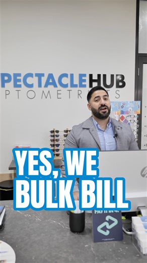 Spectacle Hub Optometrists on Instagram: "Yes, we bulk bill eye tests with a valid Medicare card. Even better? We don’t charge extra for retinal scans or visual field testing when clinically required. No hidden fees. Just quality care made accessible. #BulkBilling #SpectacleHub #NoSurpriseCosts"