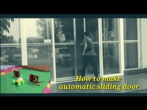 How to make automatic sliding door | Schoolproject | Arduino project