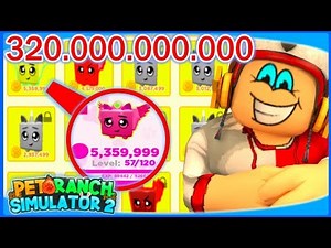320.000.000.000 ( BILHÕES )😱POR SEGUNDO😱NO PET RANCH SIMULATOR 2