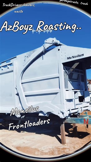 Refurbished Trashtrucks and Garbagetrucks. Mcneilus 40yd Frontloader. #Trashtrucks #Frontloader #bluecollar #craftsmanship