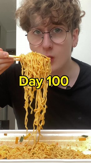 Day 100 of Eating Korean Convenience Store Food Challenge