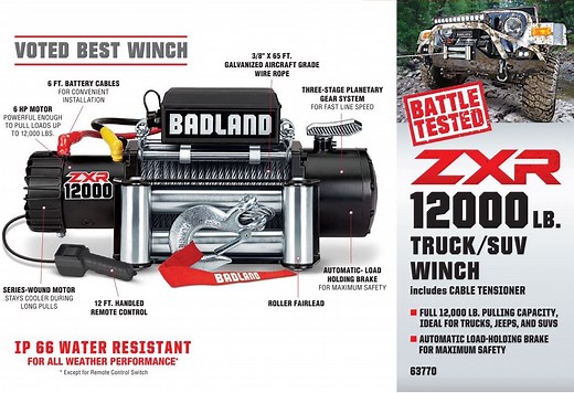 Badland ZXR 12000 Lb Winch – 2021 Review - Winch Central