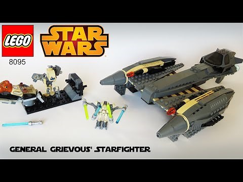 LEGO STAR WARS - General Grievous' Starfighter (Set 8095 Speed Build Instructions)