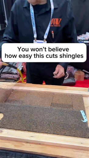 462K views · 3.2K reactions | How to easily cut a roofing shingle #contractor #construction #tools #diy #roofing | American Contractor | Facebook