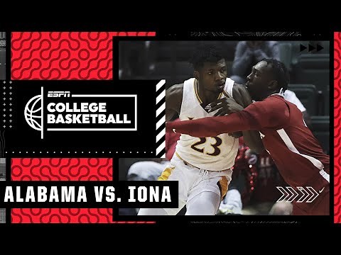 Alabama Crimson Tide vs. Iona Gaels | Full Game Highlights