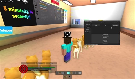 Secret service panel require showcase #fyp #robloxexploiting #viral #xybca #tuff