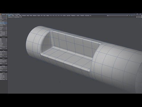LightWave Model - Pipe - Square Inset