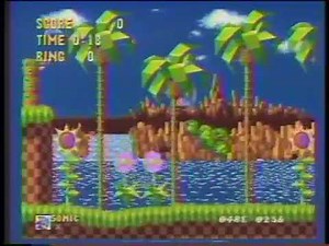 Sonic The Hedgehog (16-bit) - Computer Chronicles (March 1991) B-Roll Footage