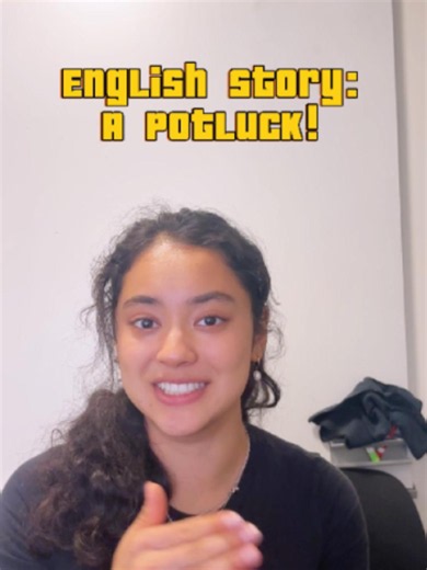 Can you understand my English? What is A POTLUCK? #english #learnenglish #englishonline #englishlistening #b1 #potluck