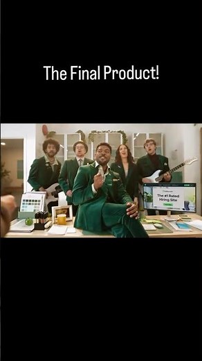 How we made this incredible ziprecruiter spot! From the jingle to the TV commercial. #shorts